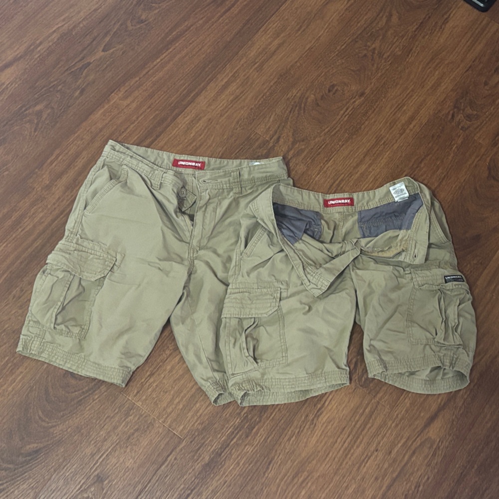 UNIONBAY Men's Khaki Cargo Shorts